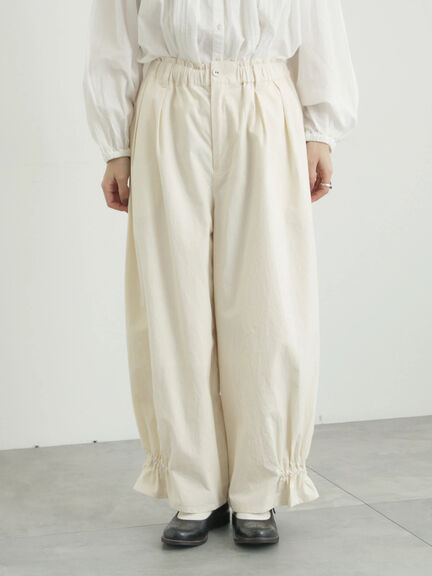 馬布バレルパンツ（ブラック/ベージュ/キナリ）｜TSUHARU by Samansa Mos2（ツハルバイサマンサモスモス）通販