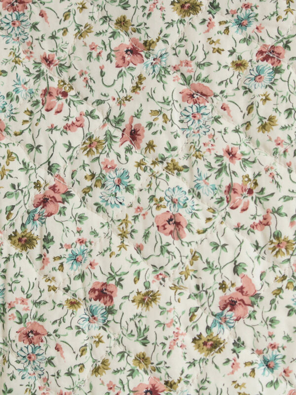 LIBERTY】BEATRICE柄キルトベスト（ピンク/ラベンダー/アウター/ベスト