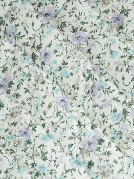 【LIBERTY】BEATRICE柄キルトベスト（ピンク/ラベンダー）｜TSUHARU by Samansa Mos2（ツハルバイサマンサモスモス）通販