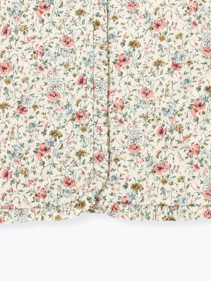 【LIBERTY】BEATRICE柄キルトベスト（ピンク/ラベンダー）｜TSUHARU by Samansa Mos2（ツハルバイサマンサモスモス）通販