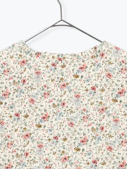 【LIBERTY】BEATRICE柄キルトベスト（ピンク/ラベンダー）｜TSUHARU by Samansa Mos2（ツハルバイサマンサモスモス）通販