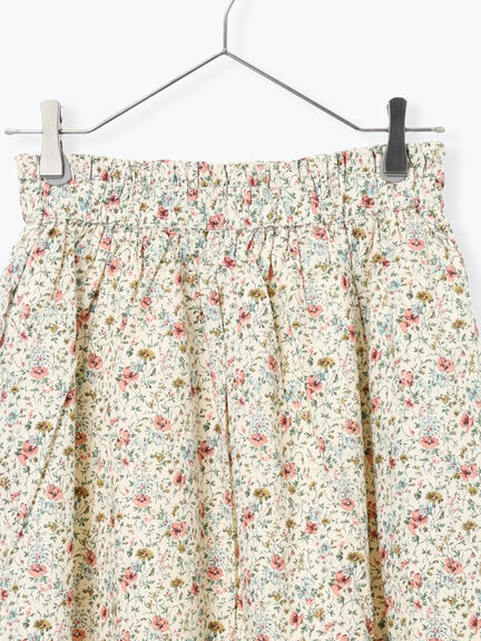 【LIBERTY】BEATRICE柄裾フリルスカート（ピンク/ラベンダー）｜TSUHARU by Samansa Mos2（ツハルバイサマンサモスモス）通販