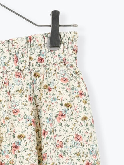 【LIBERTY】BEATRICE柄裾フリルスカート（ピンク/ラベンダー）｜TSUHARU by Samansa Mos2（ツハルバイサマンサモスモス）通販