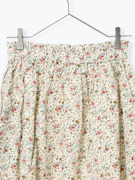 【LIBERTY】BEATRICE柄裾フリルスカート（ピンク/ラベンダー）｜TSUHARU by Samansa Mos2（ツハルバイサマンサモスモス）通販