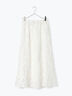 【WHITE COLLECTION】オーバーレーススカート（ホワイト）｜TSUHARU by Samansa Mos2（ツハルバイサマンサモスモス）通販