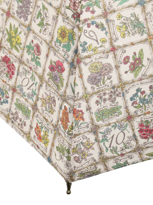 セール】 【LIBERTY FABRICS】Botanical Language柄日傘（ブルー