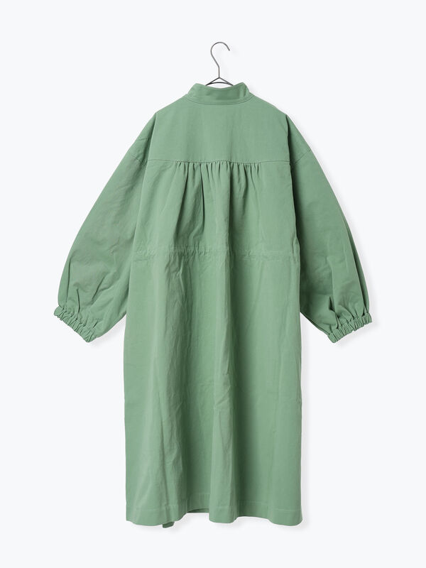 ウエストドロストロングコート（ベージュ/グリーン/アウター/コート