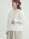 ドビーカットワーク刺繍ブラウス（オフホワイト）｜TSUHARU by Samansa Mos2（ツハルバイサマンサモスモス）通販