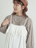 ドビーカットワーク刺繍ブラウス（グレー）｜TSUHARU by Samansa Mos2（ツハルバイサマンサモスモス）通販
