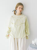 ドビーカットワーク刺繍ブラウス（イエロー）｜TSUHARU by Samansa Mos2（ツハルバイサマンサモスモス）通販