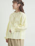 ドビーカットワーク刺繍ブラウス（オフホワイト/グレー/イエロー）｜TSUHARU by Samansa Mos2（ツハルバイサマンサモスモス）通販