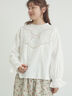ドビーカットワーク刺繍ブラウス（オフホワイト/グレー/イエロー）｜TSUHARU by Samansa Mos2（ツハルバイサマンサモスモス）通販