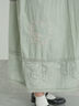 【WEB限定 Sサイズ】ランダム刺繍レース切替ワンピース（オフホワイト/チャコールグレー/ミント）｜TSUHARU by Samansa Mos2（ツハルバイサマンサモスモス）通販