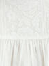 【WEB限定 Sサイズ】ランダム刺繍レース切替ワンピース（オフホワイト/チャコールグレー/ミント）｜TSUHARU by Samansa Mos2（ツハルバイサマンサモスモス）通販