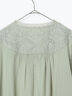 【WEB限定 Sサイズ】ランダム刺繍レース切替ワンピース（オフホワイト/チャコールグレー/ミント）｜TSUHARU by Samansa Mos2（ツハルバイサマンサモスモス）通販