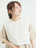 【WEB限定 Sサイズ】メッシュ花刺繍ベスト付きワンピース（チャコールグレー/ベージュ）｜TSUHARU by Samansa Mos2（ツハルバイサマンサモスモス）通販