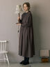 【ecru×brown collection】バテンレースワンピース【WEB限定 Sサイズ】（ブラウン/エクリュ）｜TSUHARU by Samansa Mos2（ツハルバイサマンサモスモス）通販