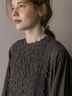 【ecru×brown collection】バテンレースワンピース【WEB限定 Sサイズ】（ブラウン/エクリュ）｜TSUHARU by Samansa Mos2（ツハルバイサマンサモスモス）通販
