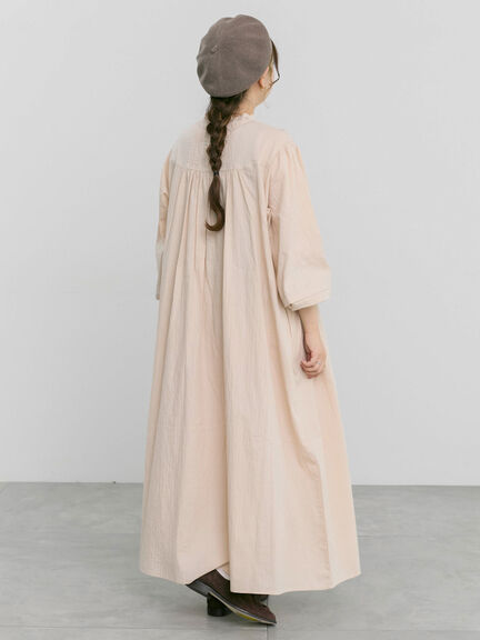 【ecru×brown collection】バテンレースワンピース【WEB限定 Sサイズ】（ブラウン/エクリュ）｜TSUHARU by Samansa Mos2（ツハルバイサマンサモスモス）通販