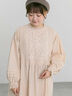 【ecru×brown collection】バテンレースワンピース【WEB限定 Sサイズ】（ブラウン/エクリュ）｜TSUHARU by Samansa Mos2（ツハルバイサマンサモスモス）通販