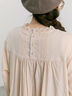 【ecru×brown collection】バテンレースワンピース【WEB限定 Sサイズ】（ブラウン/エクリュ）｜TSUHARU by Samansa Mos2（ツハルバイサマンサモスモス）通販