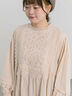 【ecru×brown collection】バテンレースワンピース【WEB限定 Sサイズ】（ブラウン/エクリュ）｜TSUHARU by Samansa Mos2（ツハルバイサマンサモスモス）通販