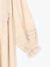 【ecru×brown collection】バテンレースワンピース【WEB限定 Sサイズ】（ブラウン/エクリュ）｜TSUHARU by Samansa Mos2（ツハルバイサマンサモスモス）通販