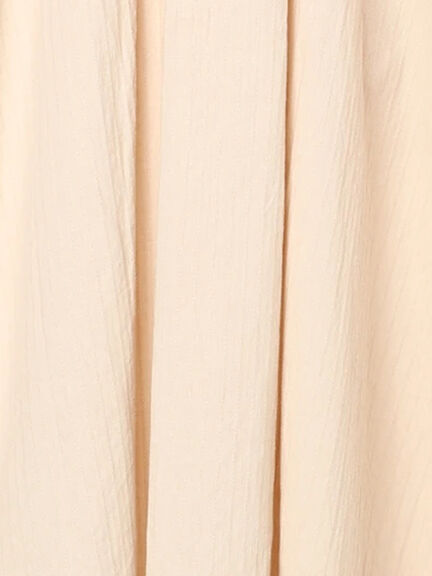 【ecru×brown collection】バテンレースワンピース【WEB限定 Sサイズ】（ブラウン/エクリュ）｜TSUHARU by Samansa Mos2（ツハルバイサマンサモスモス）通販