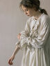 【ecru×brown collection】リネンフリルワンピース【WEB限定 Sサイズ】（ブラウン/エクリュ）｜TSUHARU by Samansa Mos2（ツハルバイサマンサモスモス）通販