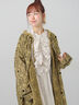 【ecru×brown collection】リネンフリルワンピース【WEB限定 Sサイズ】（ブラウン/エクリュ）｜TSUHARU by Samansa Mos2（ツハルバイサマンサモスモス）通販