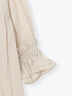 【ecru×brown collection】リネンフリルワンピース【WEB限定 Sサイズ】（ブラウン/エクリュ）｜TSUHARU by Samansa Mos2（ツハルバイサマンサモスモス）通販