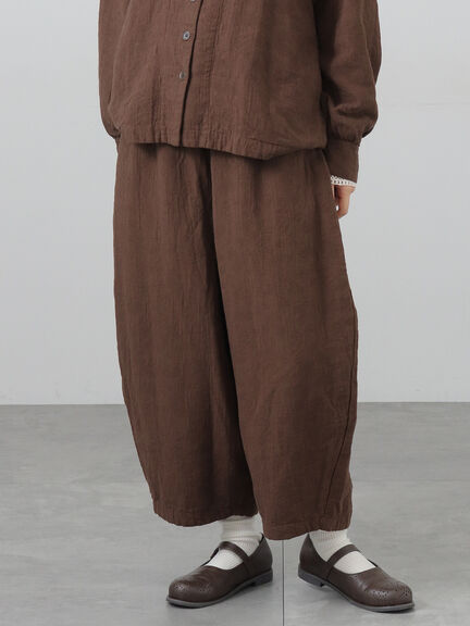 tukuroi】コットンジャカード製品染めコクーンパンツ《自由が丘店/EC