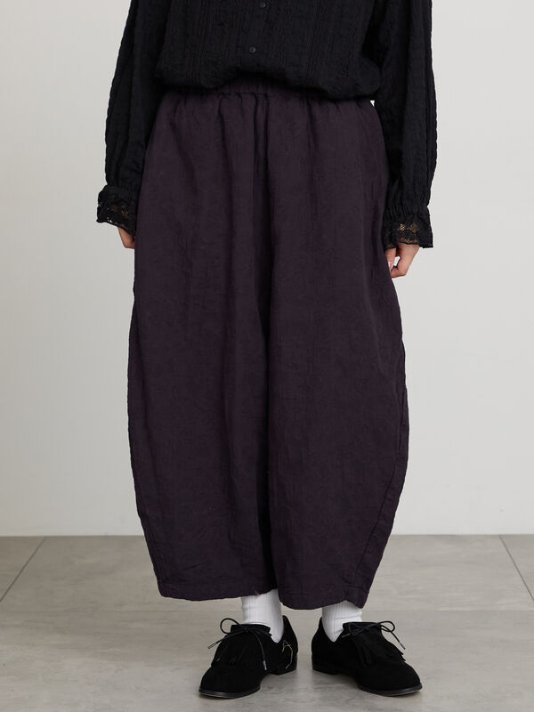 tukuroi】コットンジャカード製品染めコクーンパンツ《自由が丘店/EC