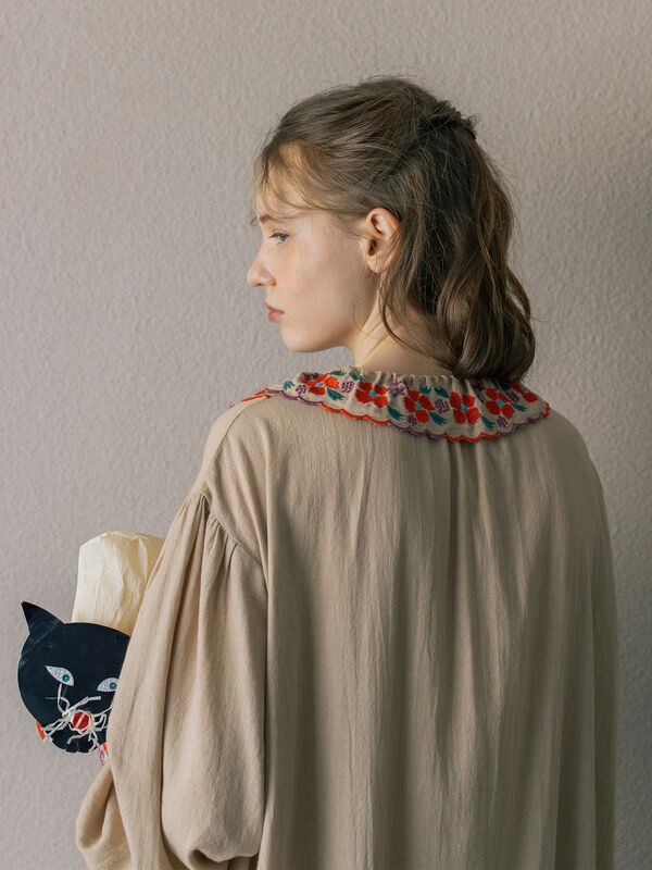 Embroidery collection】カラフル刺繍ワンピース【WEB限定 Sサイズ