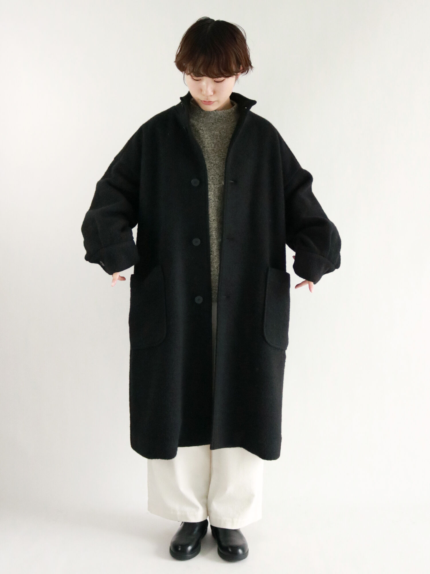 セール ニットコート ブラック ブラウン オリーブ アウター Sm2rhythm サマンサモスモス リズム 公式通販