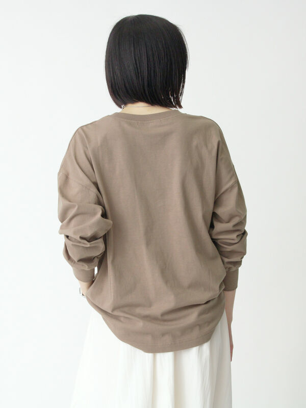 セール】 ドルマンスリーブT（オフホワイト/モカ/ブルー/トップス