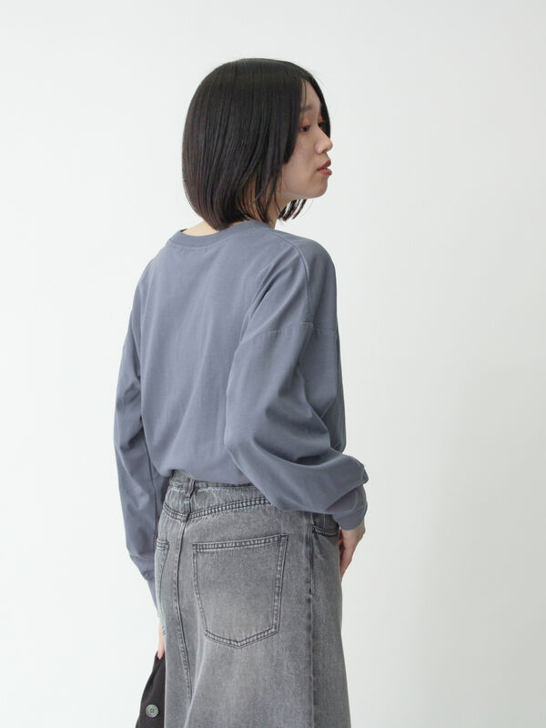 セール】 ドルマンスリーブT（オフホワイト/モカ/ブルー/トップス