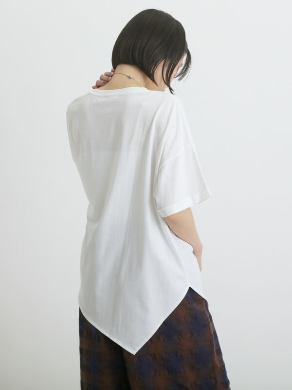 asymmetry design sweat / gray （アシンメトリーデザイン