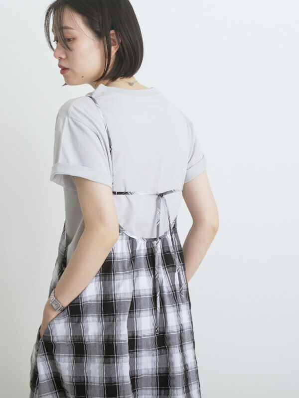 セール】 フォトプリントTシャツ(フラワー)（オフホワイト/Sグレー