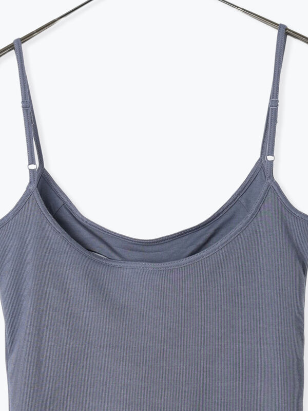 セール】 カップ付キャミソール（ブラック/ブルー/キナリ/トップス