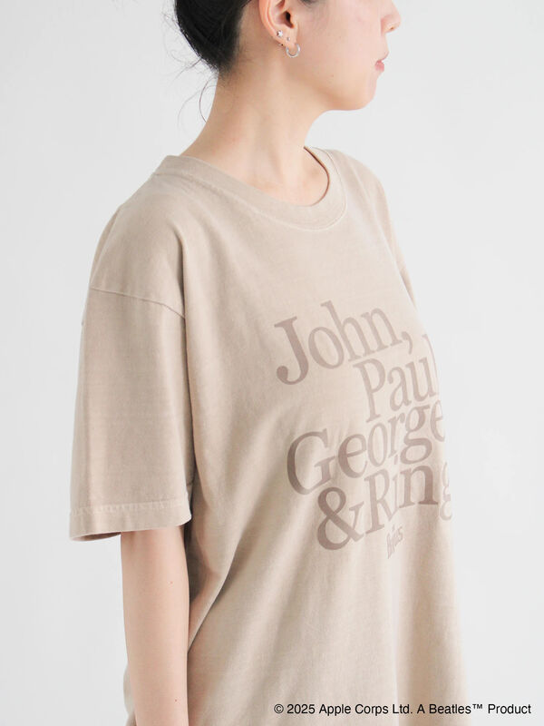 GOOD ROCK SPEED】THE BEATLES Tシャツ（ライトベージュ