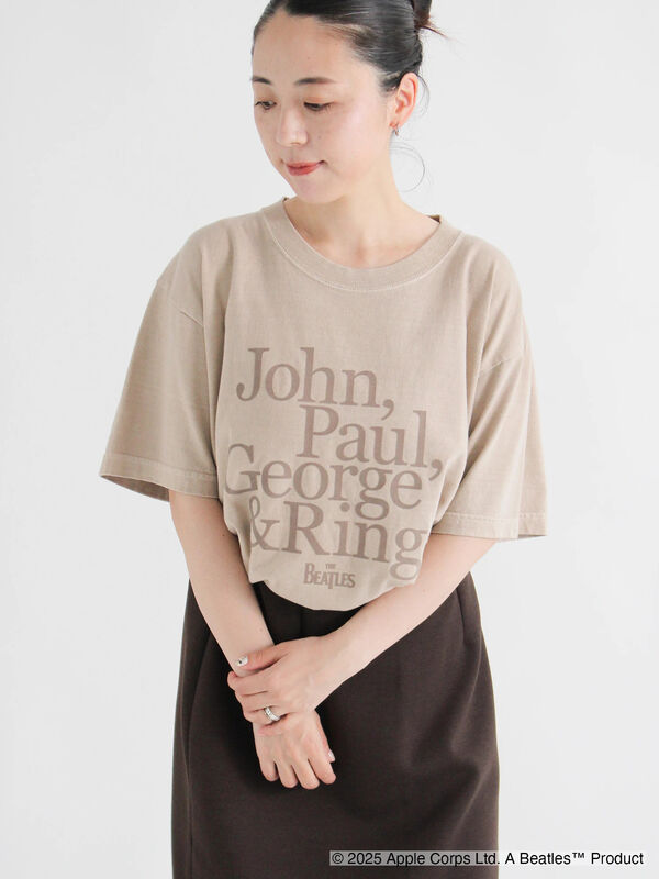 GOOD ROCK SPEED】THE BEATLES Tシャツ（ライトベージュ/トップス/T