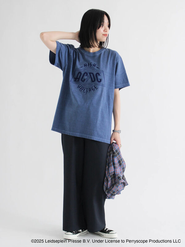 GOOD ROCK SPEED】AC/DC Tシャツ（ネイビー/トップス/Tシャツ