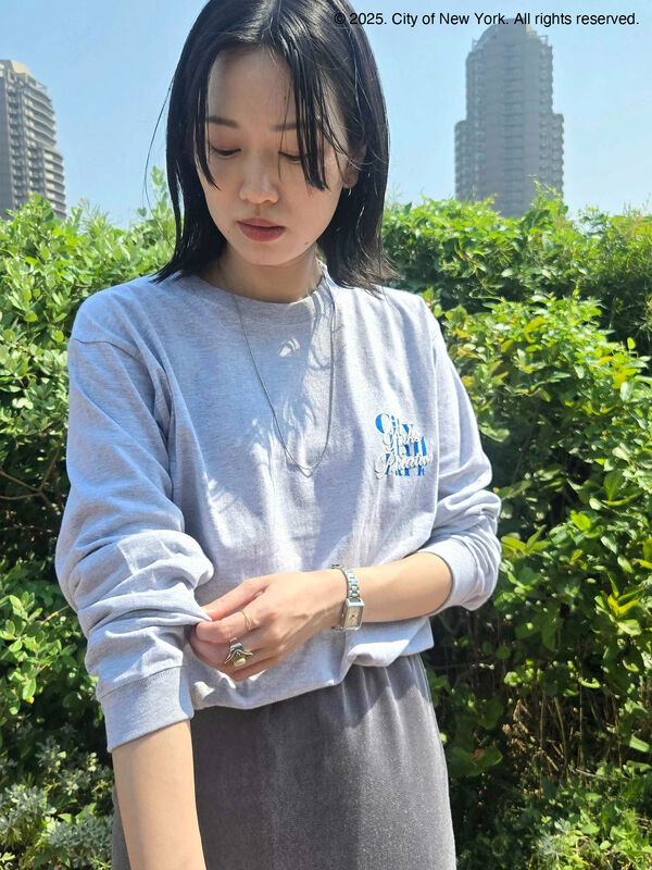 トップス calm GOOD ROCK SPEED】NYCロンT（TOPグレー/トップス/Tシャツ