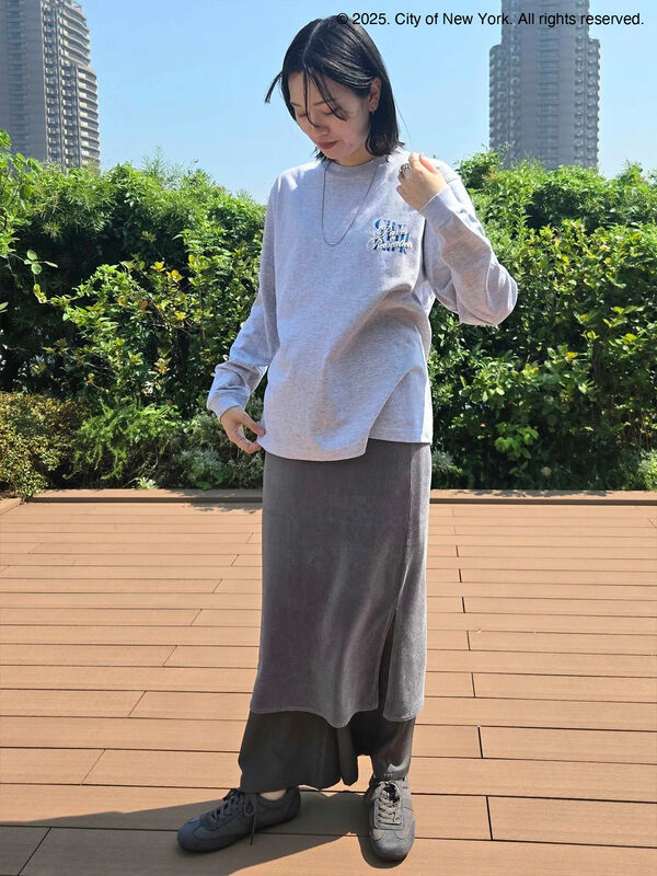 【GOOD ROCK SPEED】NYC BIGロンT ネイビー GOOD ROCK SPEED】NYCロングスリーブTシャツ（Tシャツ