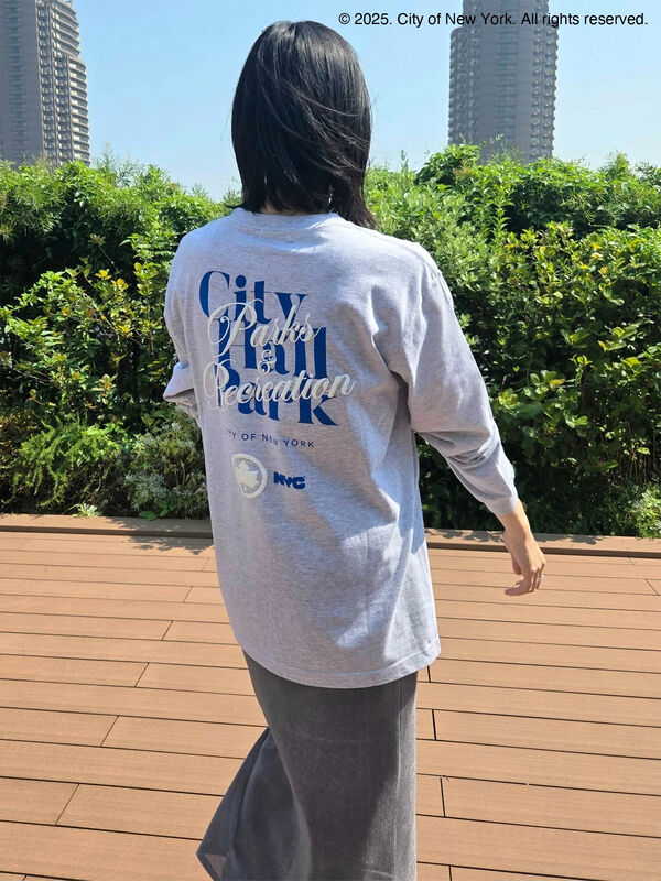 GOOD ROCK SPEED】NYCロンT（TOPグレー/トップス/Tシャツ