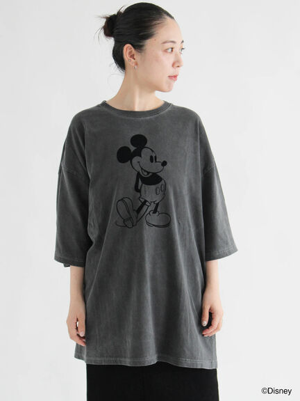 【GOOD ROCK SPEED】MICKEY MOUSE Tシャツ（チャコールグレー/ブラウン）｜sm2rhythm（サマンサモスモス リズム）通販