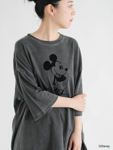 【GOOD ROCK SPEED】MICKEY MOUSE Tシャツ（チャコールグレー/ブラウン）｜sm2rhythm（サマンサモスモス リズム）通販
