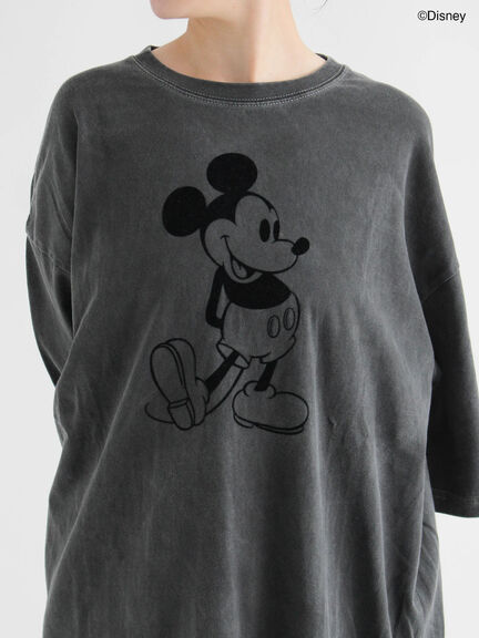 【GOOD ROCK SPEED】MICKEY MOUSE Tシャツ（チャコールグレー/ブラウン）｜sm2rhythm（サマンサモスモス リズム）通販