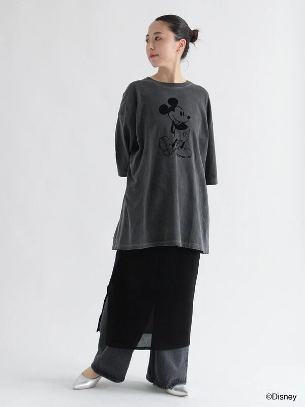 セール】 【GOOD ROCK SPEED】MICKEY MOUSE Tシャツ（チャコールグレー